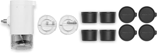 Miniatura 2 de KitchenAid Accesorio para batidora de pie, paquete de golosinas congeladas, accesorio de hielo de afeitar con exprimidor de cítricos, KSMSIA y JE,