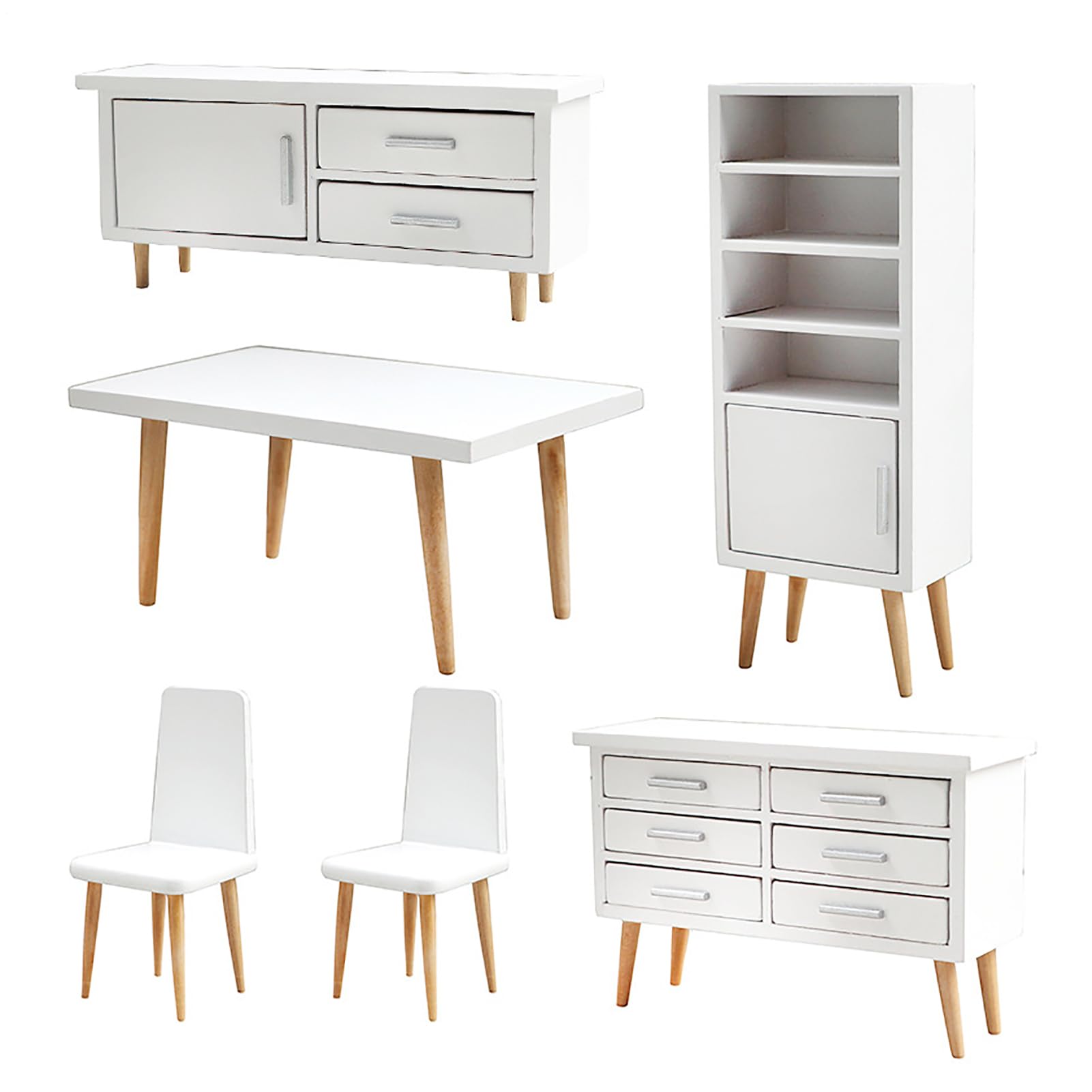 Set da cucina in miniatura, mobili da , costruzione in legno di