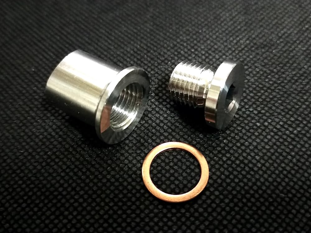 【5セット】O2センサーアダプター ロング ステンボス＆キャップM12P1.25 Amazon.co.jp: O2センサーアダプター ロングタイプ M12×P1.25 空