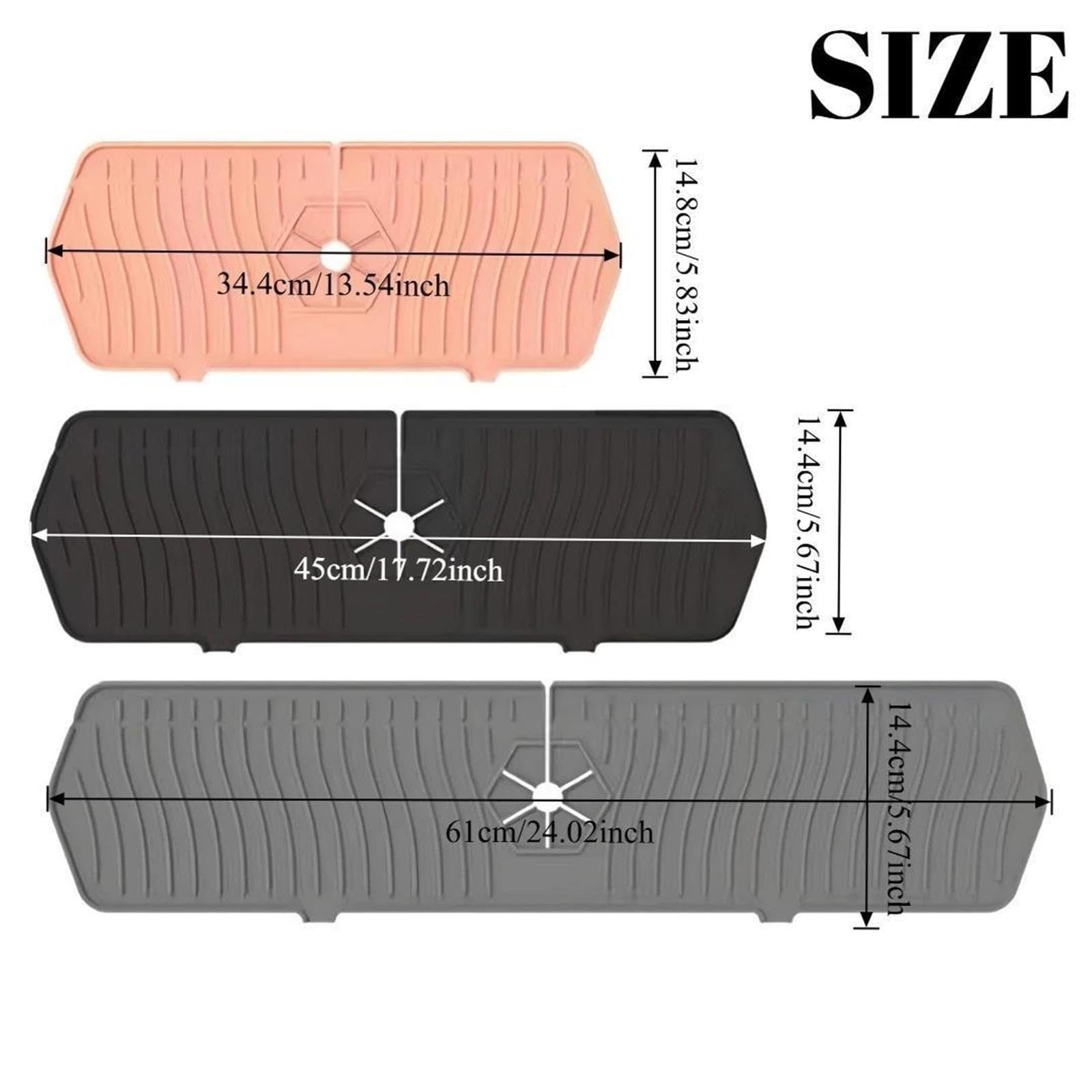 Alfombrilla Antideslizante de Silicona for Recoger Goteo Grifo