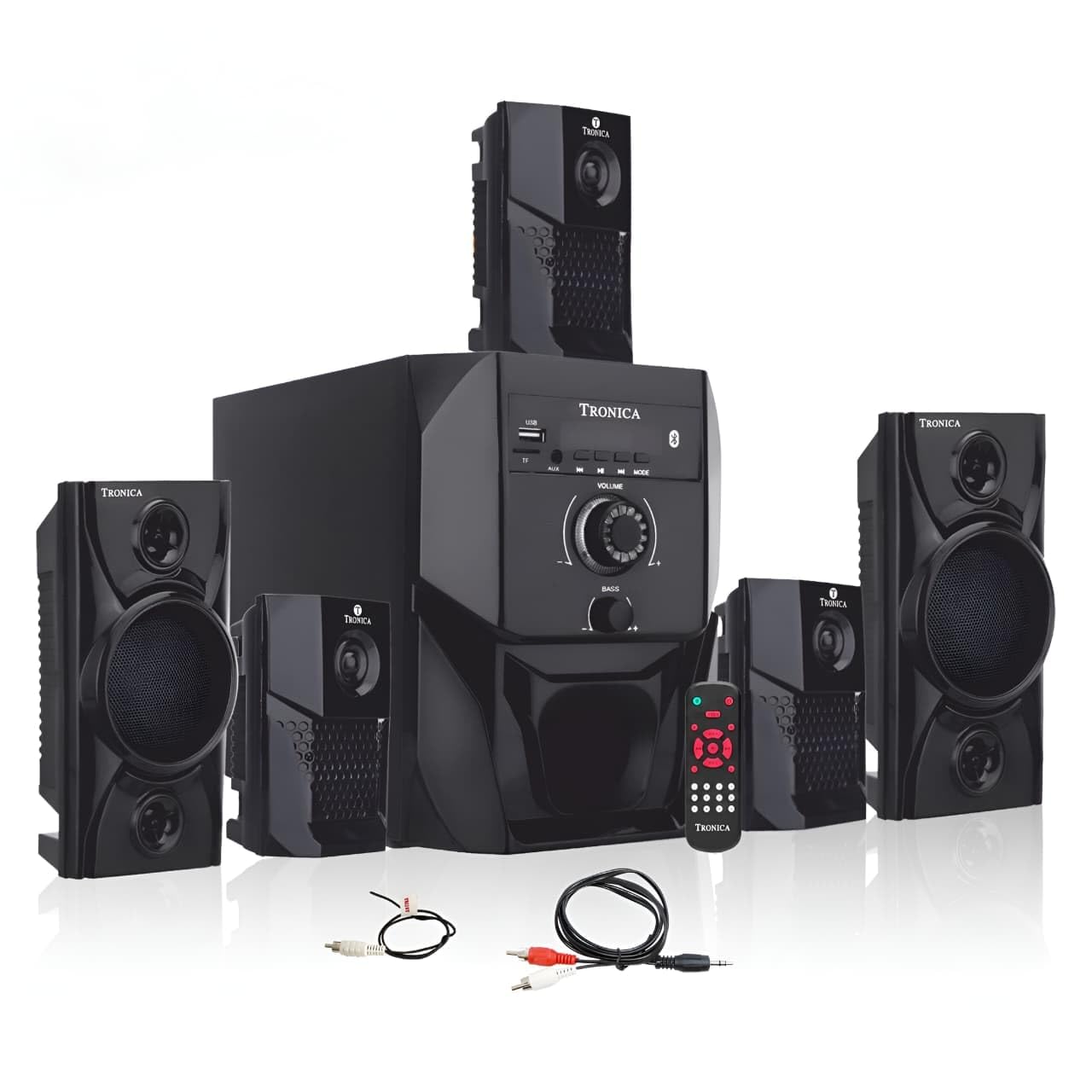 TRONICA Super King 40W 5.1 Bluetooth Home Theater System with FM/PenDrive/Sd Card/Mobile/Aux Support & Remote-image-43