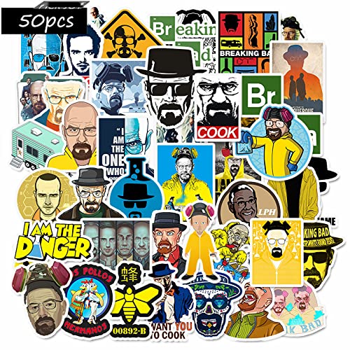 50 Stück für Breaking Bad Aufkleber Laptop Telefon Gitarre Skateboard...