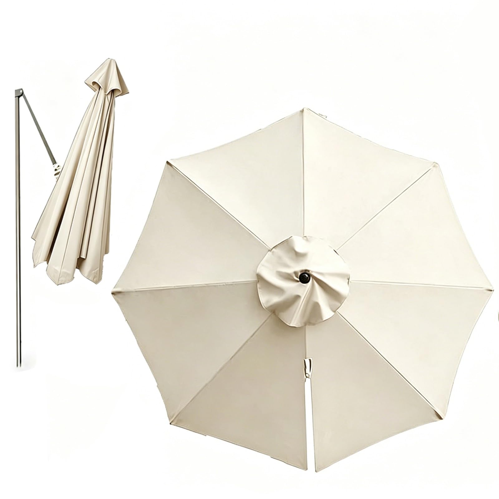 Replacement Parasol Canopy 8 Ribs for 3.0/3.35/3.5m Cantilever Umbrellas