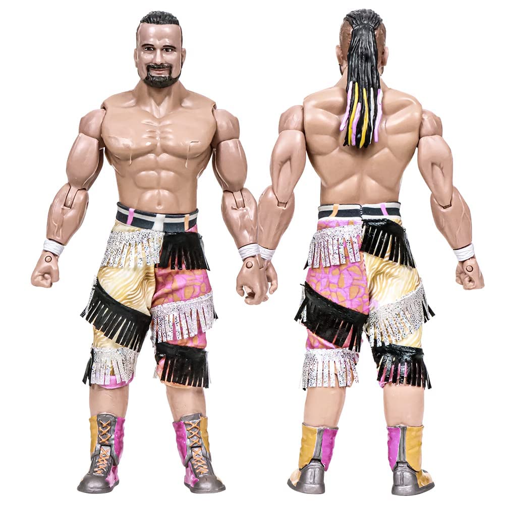ジェイ・ホワイト　ジュース・ロビンソン　フィギュアセット Amazon.com: Rising Stars of Wrestling Action Figure Series: Juice