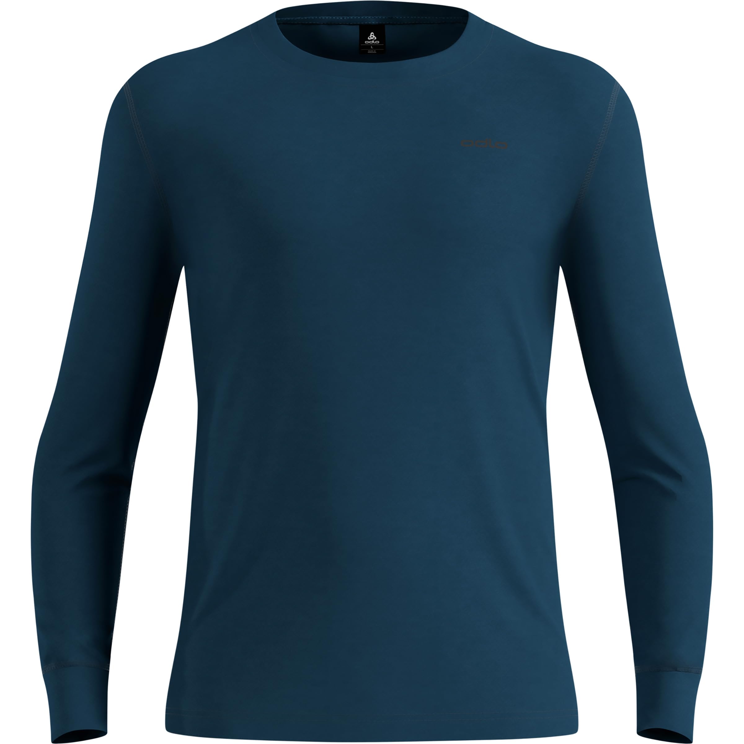 Odlo Męska koszulka z długim rękawem Merino 200 Crew Neck, przezroczysty, XL