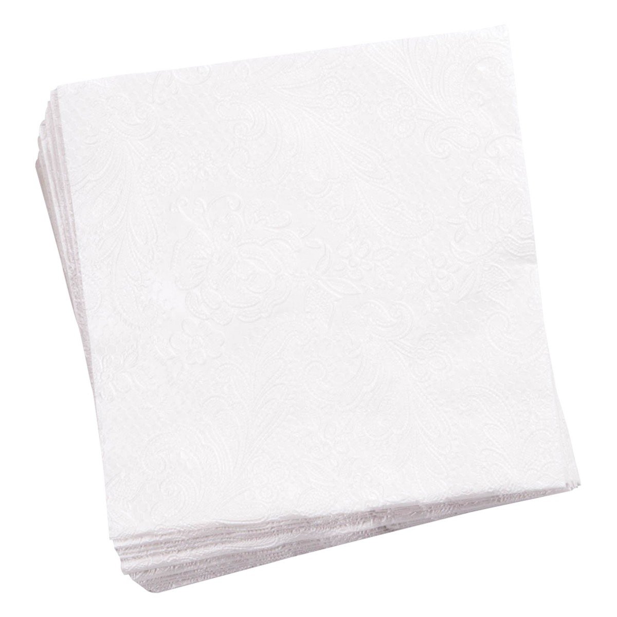 HUCHTEMEIER Papierservietten, 1000 Stück, 33x33 Cm, 2-lagig Weiß, 1/8 Kopffalz – Für Gastronomie & Events