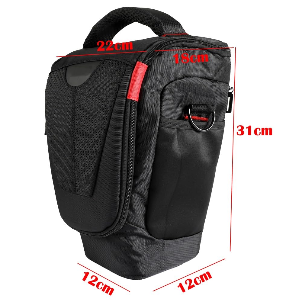 Borsa Reflex Grande borsa impermeabile for fotocamera DSLR Custodia for obiettivo 70-200mm 100-500mm