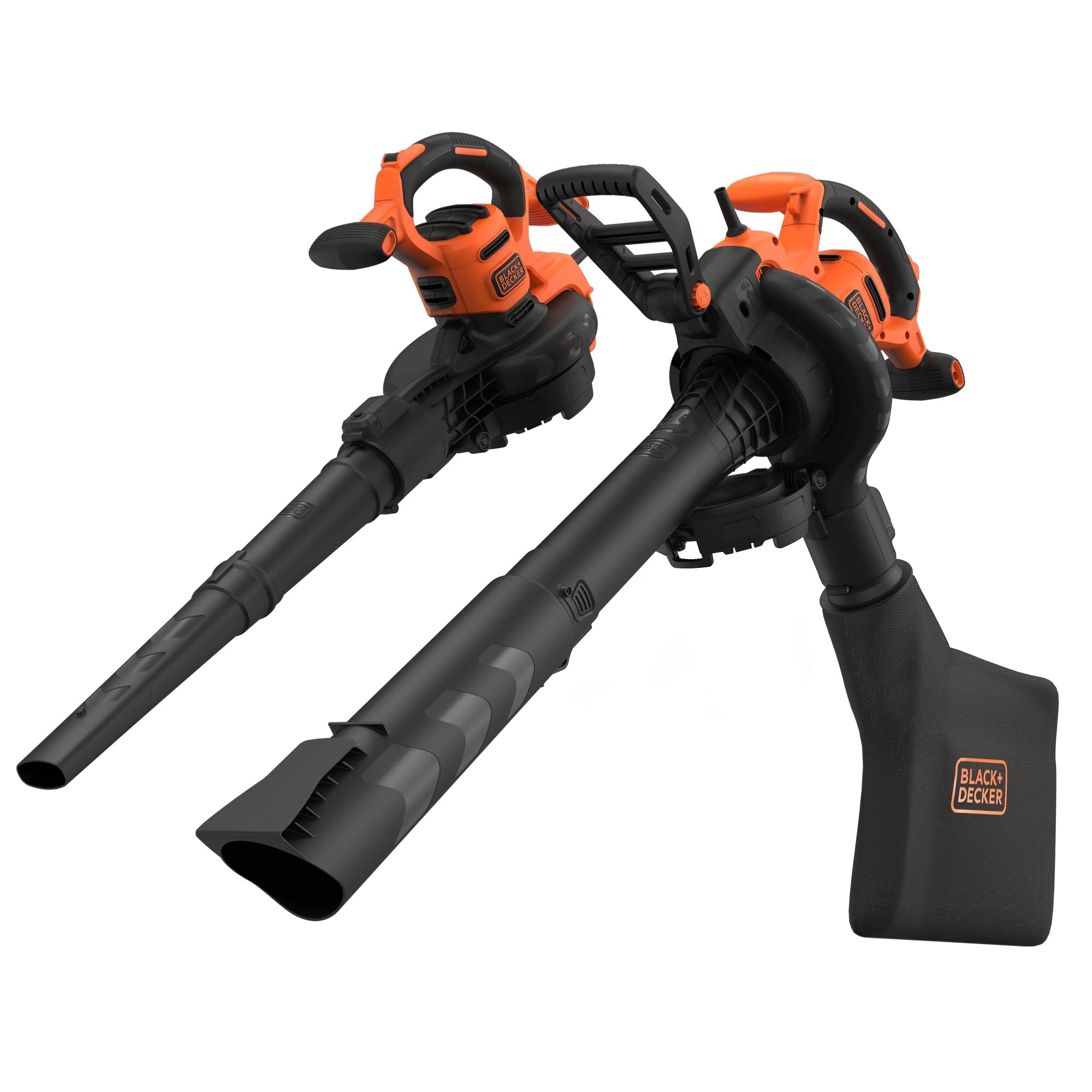 BLACK+DECKER BEBLV300SB-QS Souffleur Aspirateur Broyeur de Feuilles 3-en-1 3000W
