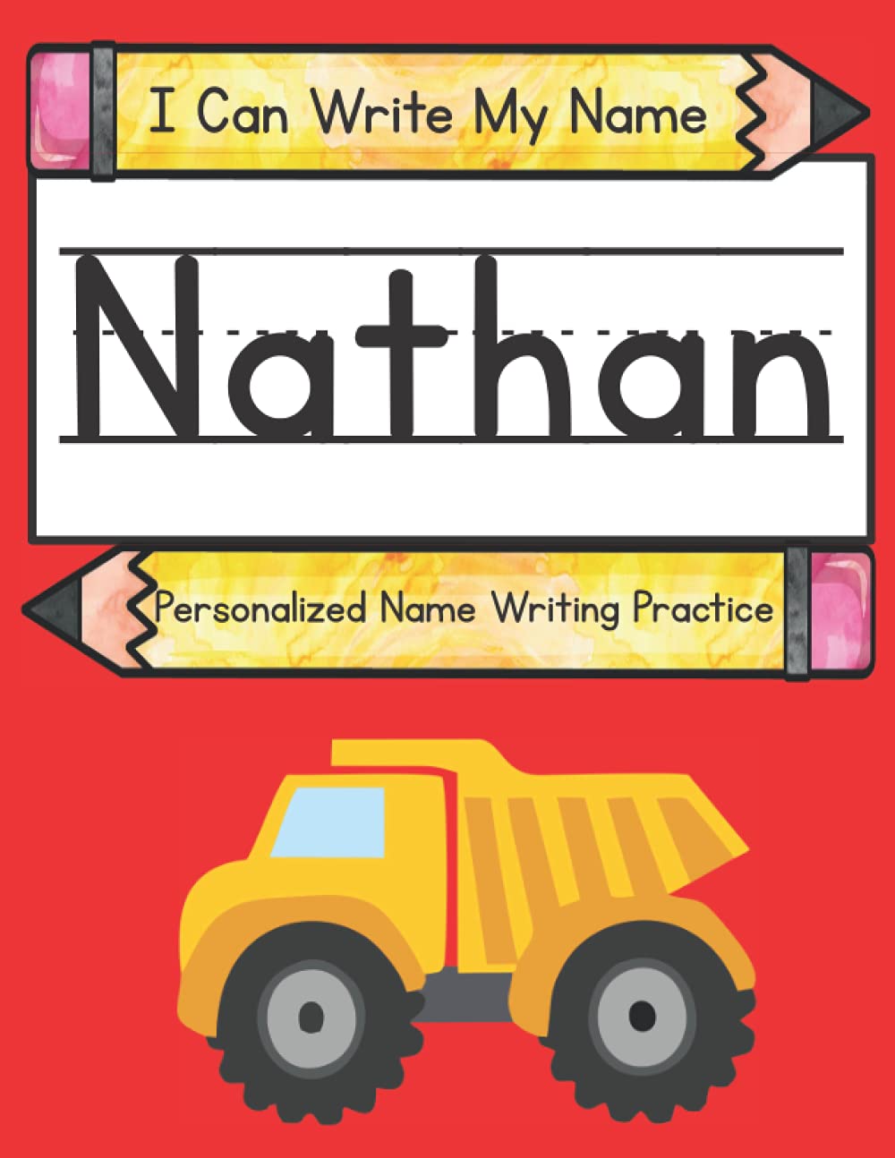 I Can Write My Name: Nathan: Personalized Name Writing Book