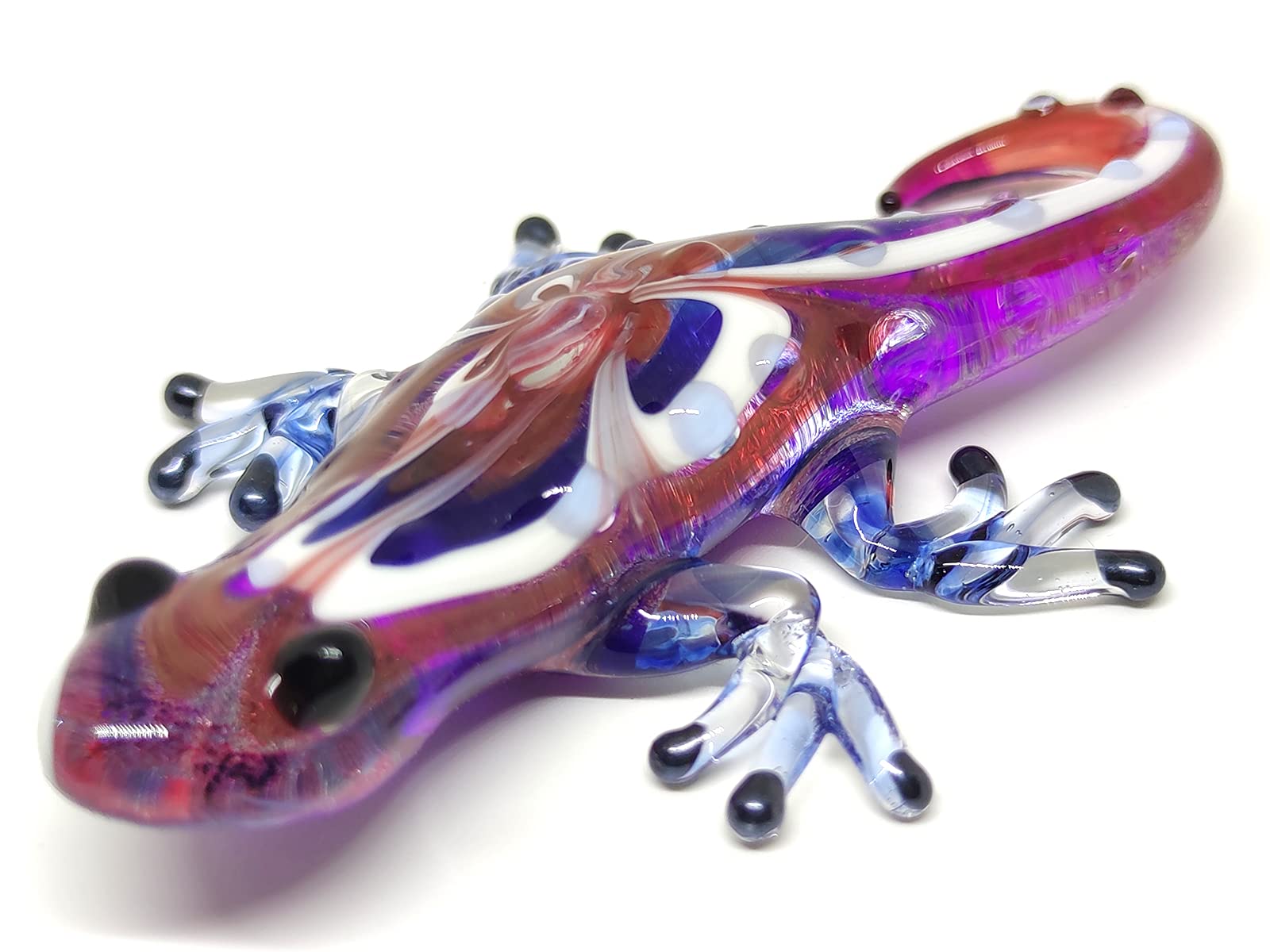 ヤモリの置物　ガラス製 Amazon.co.jp: Sansukjai ヤモリ ミニチュア 置物 動物 手描き 吹き