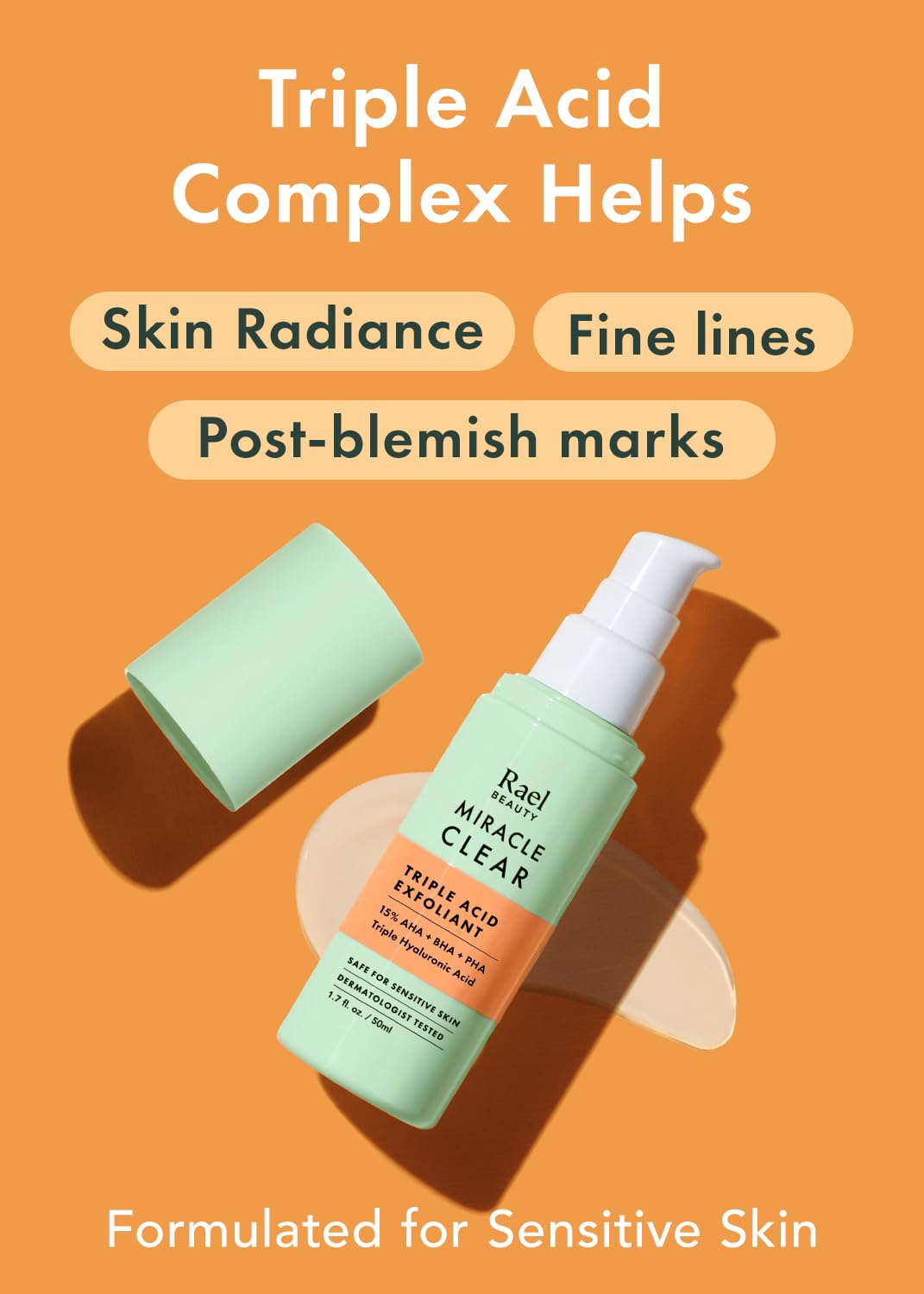 Amazon.com: Rael Face Exfoliator, Miracle Clear – Exfoliating