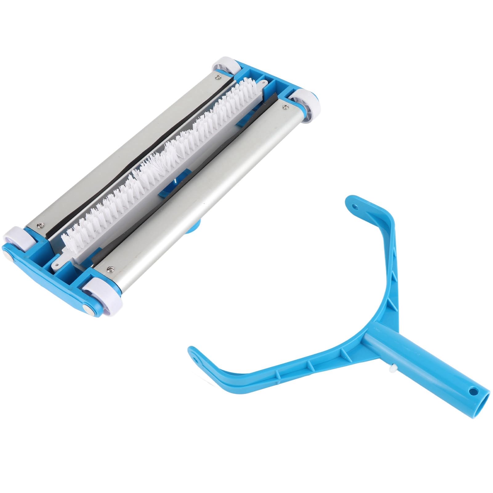 GOWENIC Cabezal de Vacío para Piscina de Aleación de Aluminio, Manual |Limpiador Flexible para Esquinas Paredes,Todo Tipo de Piscinas,Fácil Maniobra (48,3 cm/19 Pulgadas)