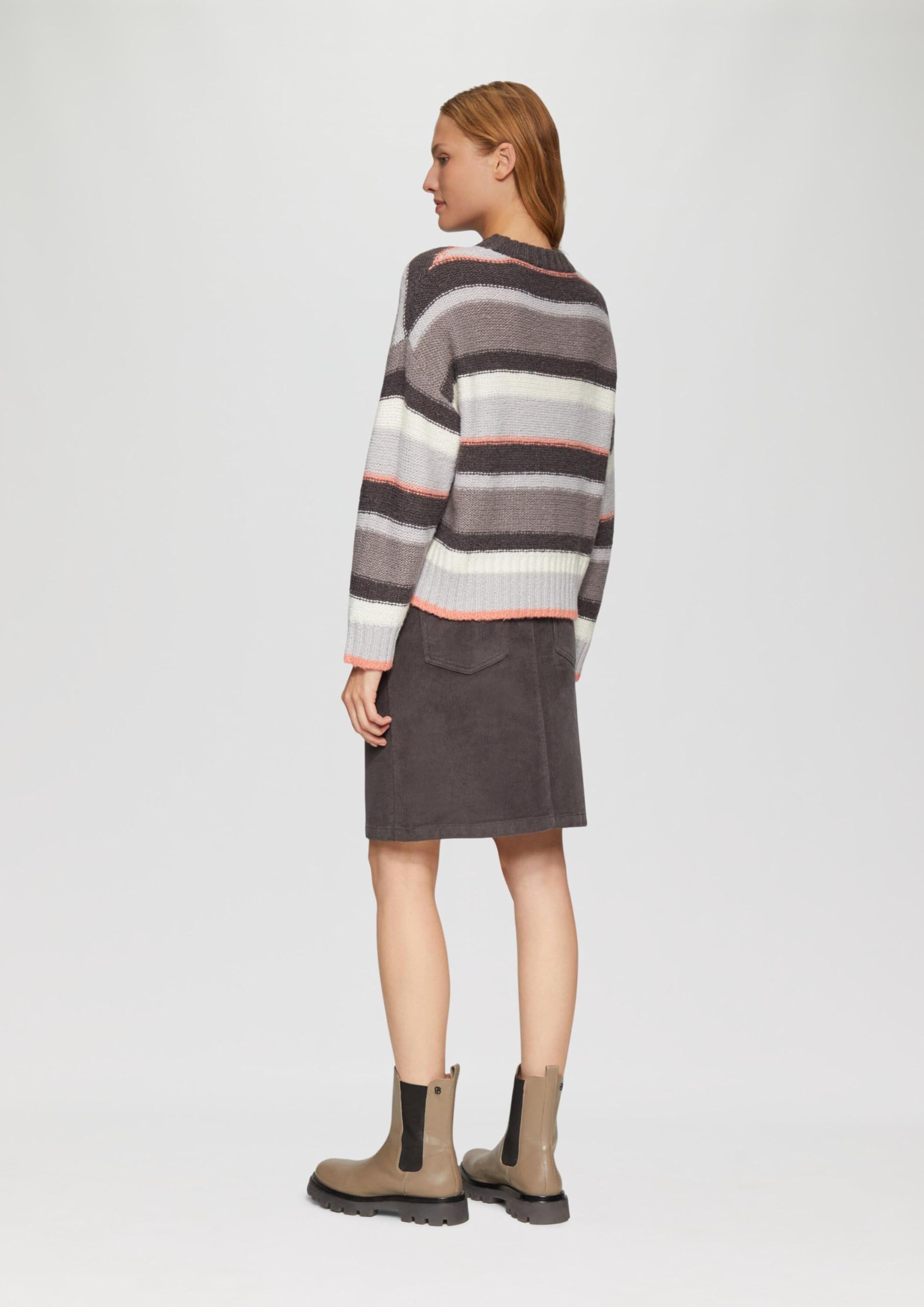 s.Oliver 2154176 Jersey Rayas en Mezcla de Lana Mujer