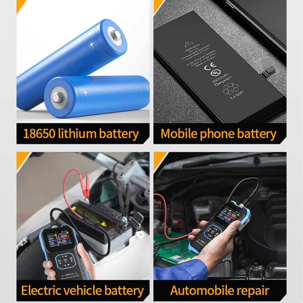 Misuratore di resistenza interno digitale per batterie al litio e LiFePO4 | Questo misuratore consente di identificare e ordinare rapidamente in base alla tensione e alla resistenza interna.