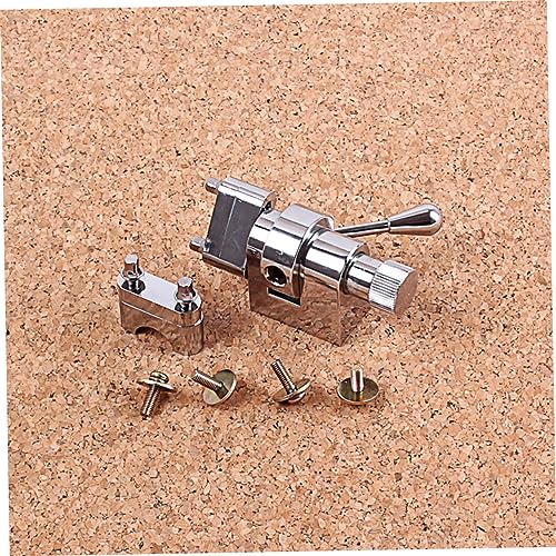 Juego de abrazaderas reguladoras para batería: abrazadera de desactivación para bombo con tornillos de montaje miniatura 4