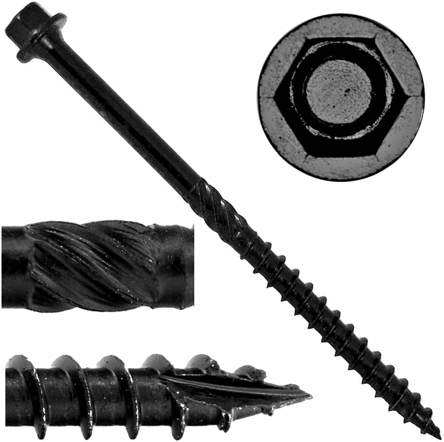 FastenMaster FMTLOK0650 TimberLOK HeavyDuty Wood Screw, 6