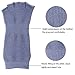 Wisdompro 2 Pairs Toeless Half Toe Yoga Socks with Anti Slip Grip for Women & Men (BG-ML)