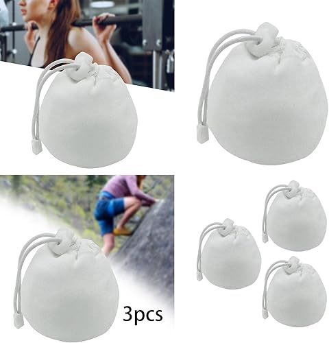 Miniatura 5 de Generic 4 unids bolsa de tiza de gimnasio con cordón para deportes gimnasia Deadlifting