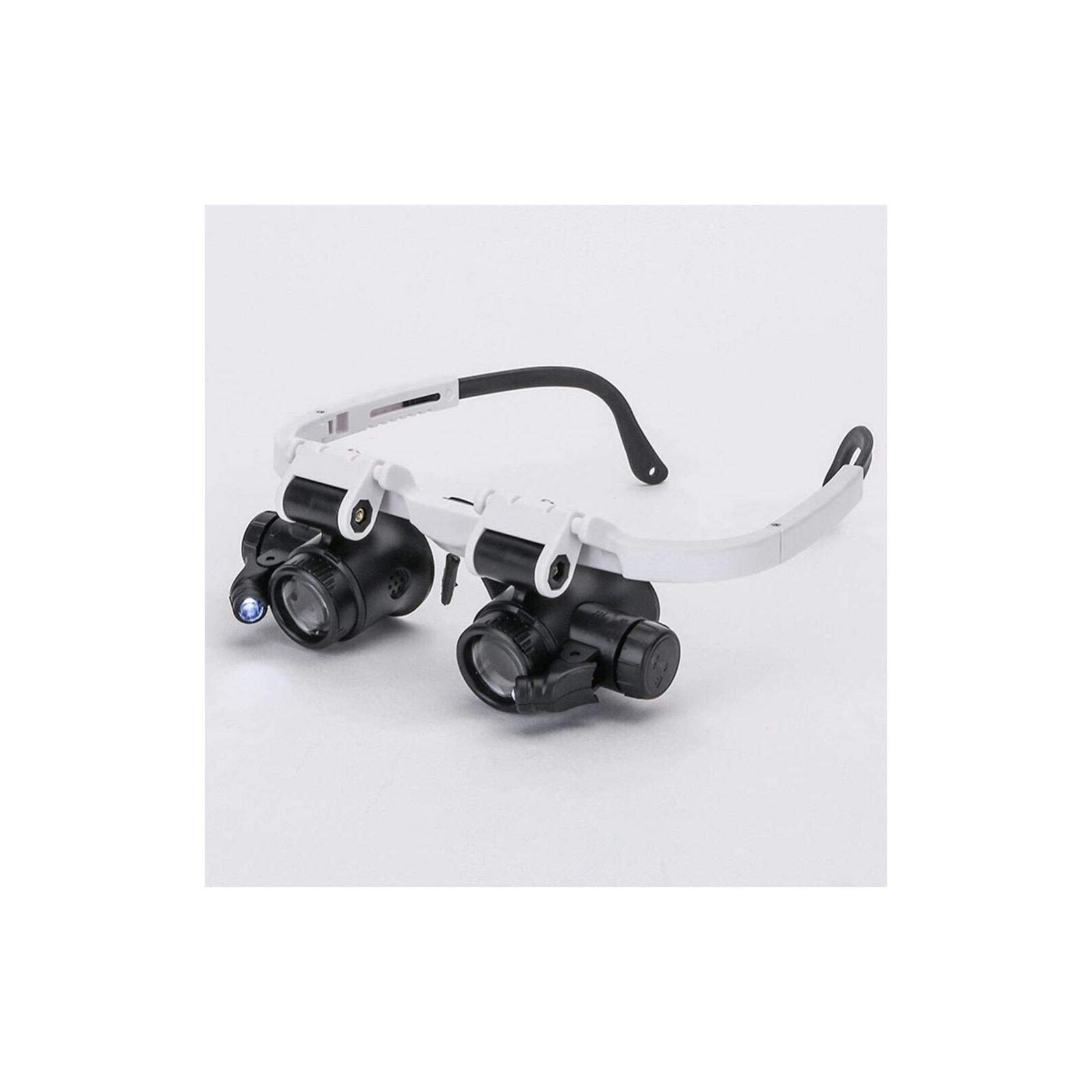 asdchZen Headband Magnifier,Head Mountlighted Magnifying Glasses,Headband Glasses Magnifier With Led Light 8X 15X 23X Magnifying Glass For Watchmaker Jewelry Optical Lens Glass Magnifi