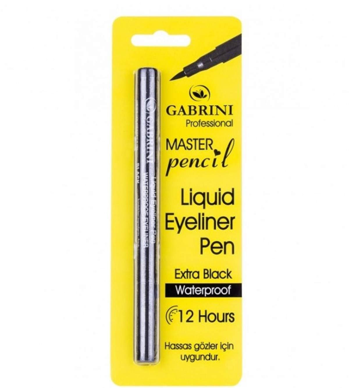 Gabrini Liquid Eyeliner Kalemi, Suya Dayanıklı