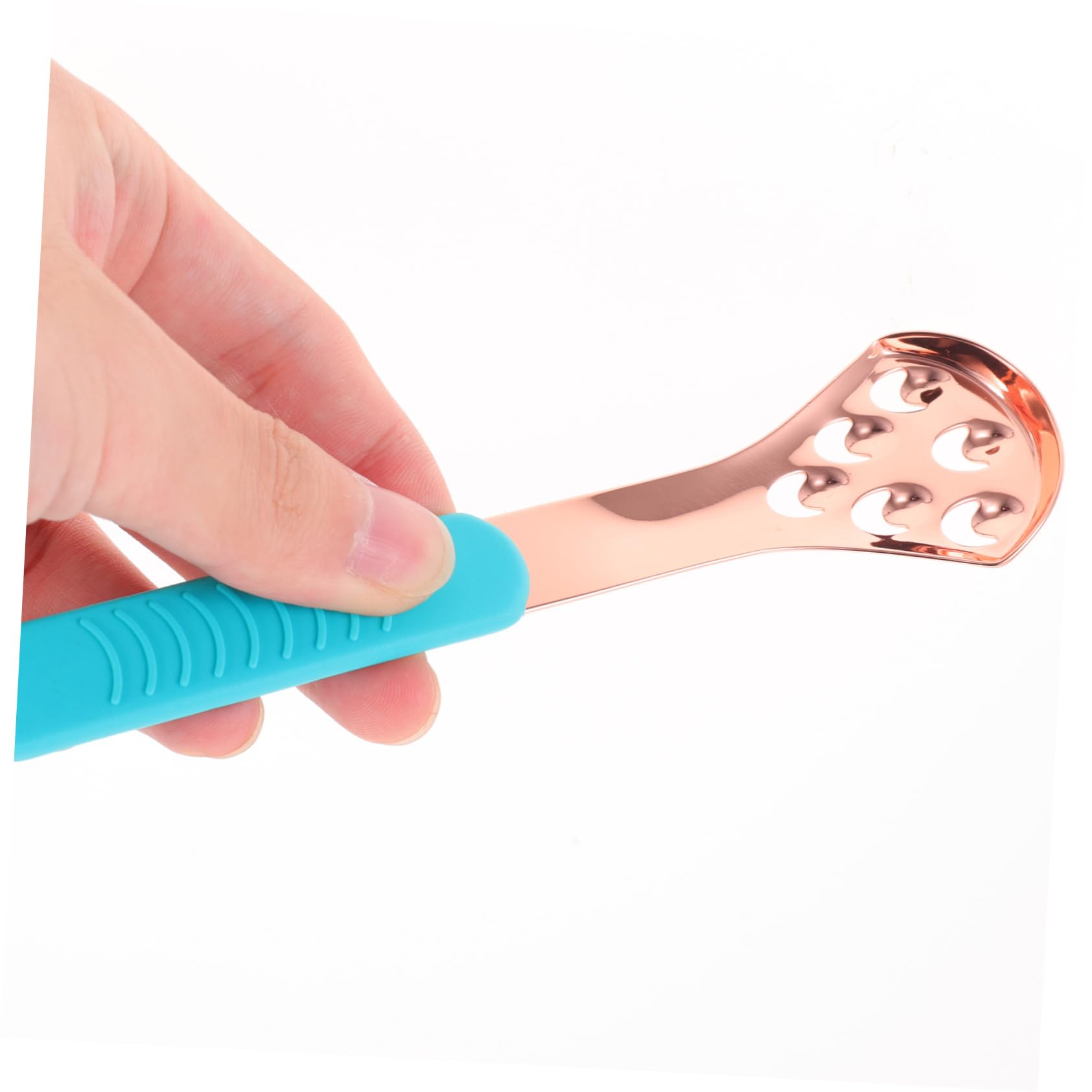 Healeved 10pezzi Raschietto Linguale Acciaio Inossidabile Con Manico Strumento Di Pulizia Della Lingua Per Adulti Rimuove Alitosi e Placca Design Ergonomico e Durevole Ottimo Per Igiene