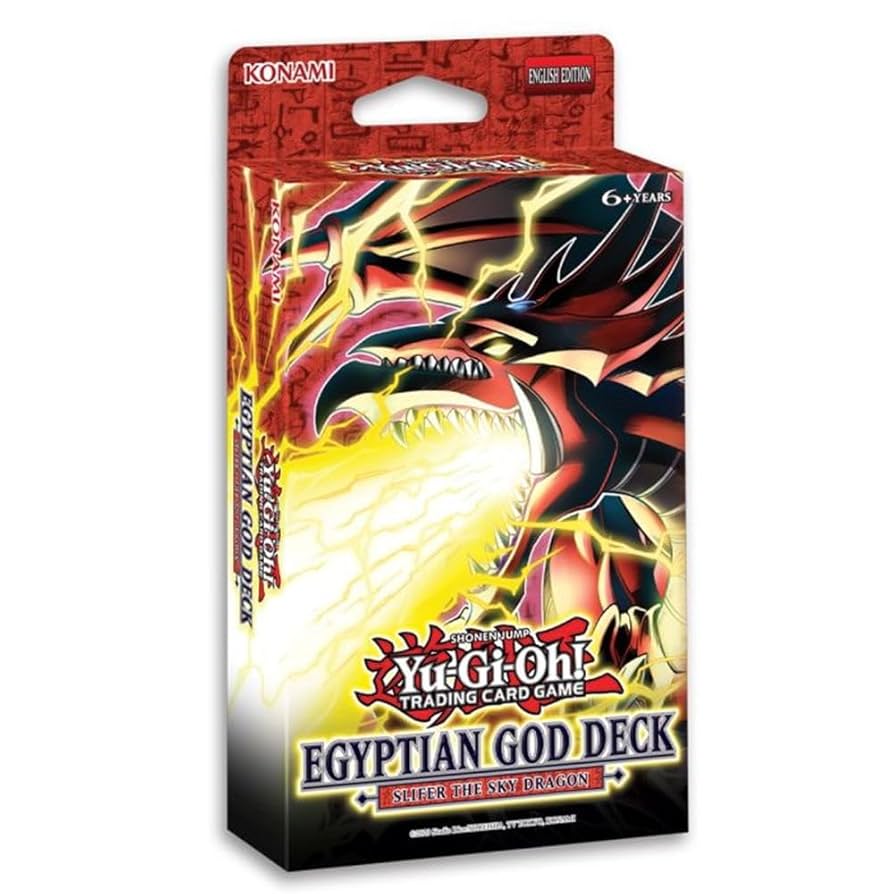 遊戯王　Egyptian God Deck(2種類セット) Amazon.com: Yu-Gi-Oh! TCG: Egyptian God Deck - Slifer, The