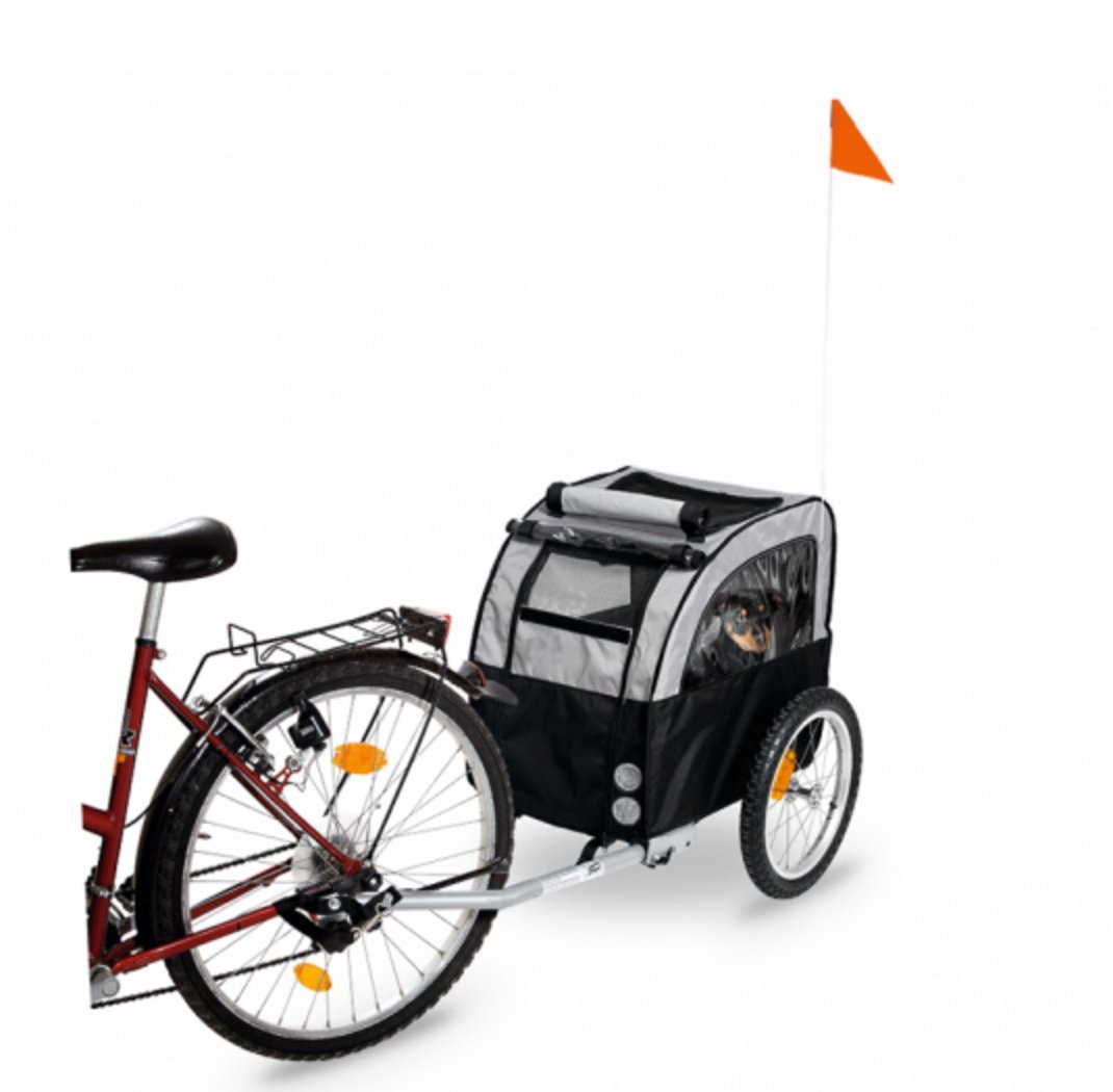 TEFLON® Hunde Buggy Hundebuggy Fahrrad Anhänger Fahrradanhänger Trolley Tasche Bis 20 KG