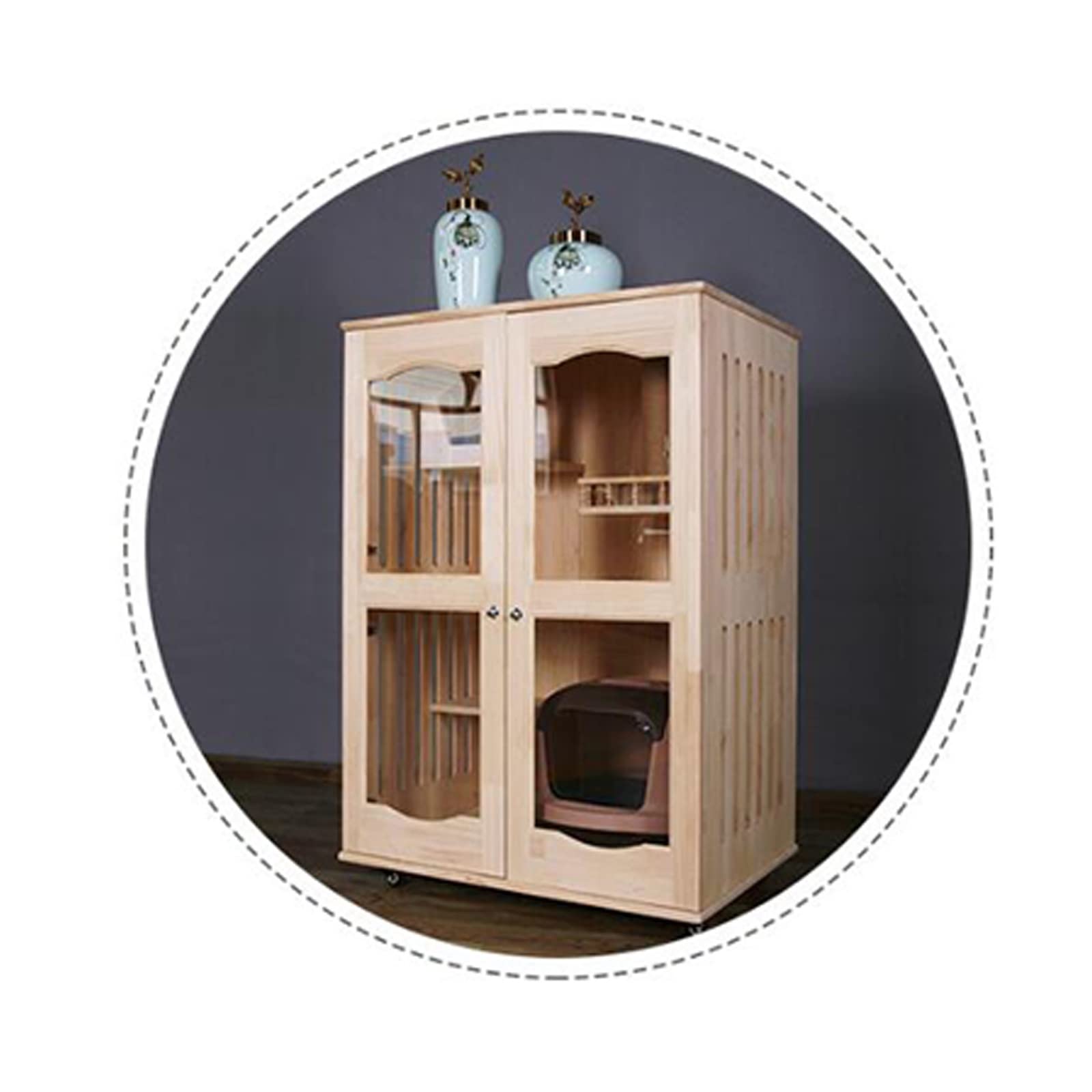 Casa para Mascotas/Jaula para Mascotas， Jaula para Gatos， casa para Gatos， Villa， Sala de Entrega， Marco de Escalada para Gatos， casa para Gatos de Juguete，,4