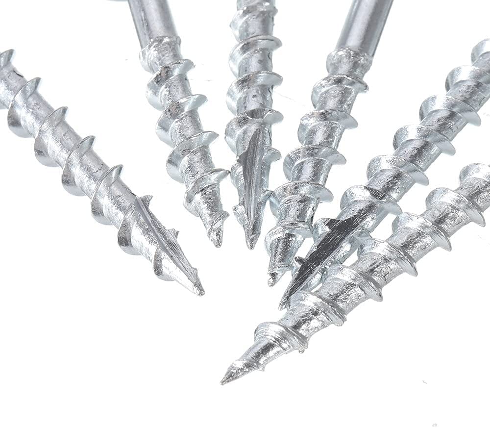 BAtlam 482 Uds 25-64mm Kit de Proyecto de Tornillo de Orificio de Bolsillo autorroscante Cabeza Cuadrada Tapones de Orificio de Bolsillo de Madera con Broca de Destornillador de 150mm