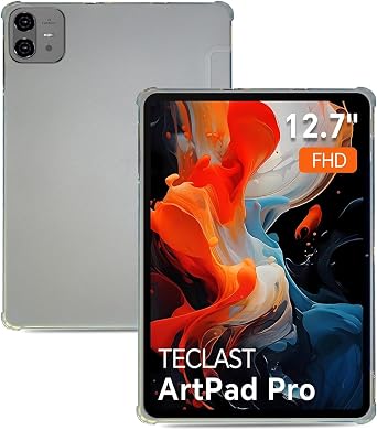 Case for TECLAST ArtPadPro Tablet 12.7inch,NOUKAJU Tablet Protection Case,Ultra Clear Soft Flexible TPU,Protection Cover for TECLAST ArtPadProClear