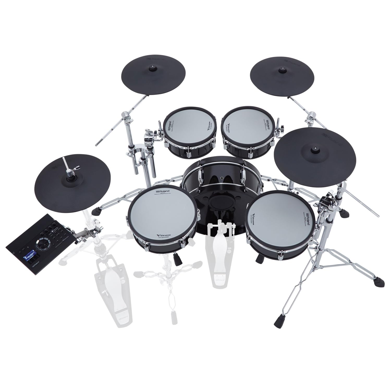 Roland E-Drum VAD307 Acoustic Design Kit elektronisches Schlagzeug mit keepdrum Kopfhörer