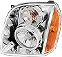 Gold Shrine For GMC Yukon Headlight Lamp 2007 2008 2009 2010 2011 2012 2013 2014 Halogen Driver Left Side
