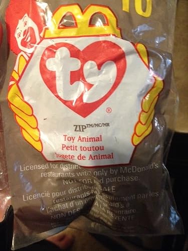 Miniatura 3 de TY ZIP Teenie Beanie Mcdonalds Nuevo en bolsa! 1998 #10#por:hogcountrycollectibles