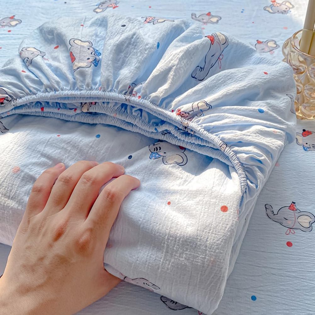 B,90 * 200cmTWIN,LDLCYCN Mattress Protector for Queen King Size Bed Cover with Elastic Band Full Wrap Mattress Cover with Deep Pocket 10In Noiseless Fitted Sheet for Home Bedroom Hotel