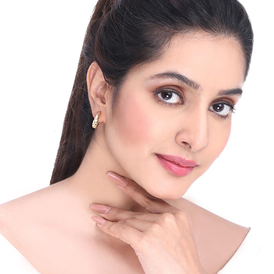 Pearl Hoops & Stud Earring Set- Combo of 12 Pairs