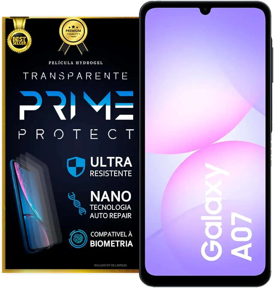 Película Hidrogel Frontal Galaxy A07 4G Transparente