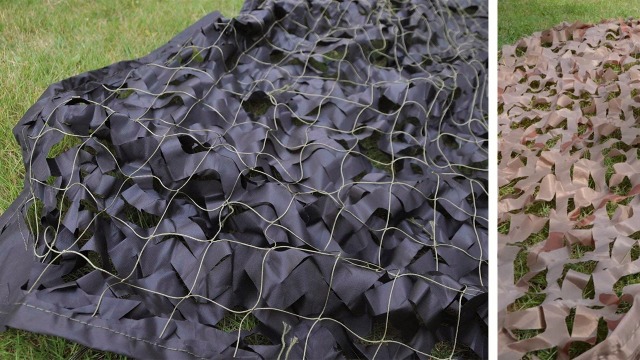 LOOGU Tarnnetz Sonnenschutz Camouflage Netz Verschiedene Größen und Farben Tarnung Woodland Sichtschutz für Garten… – Bild 7