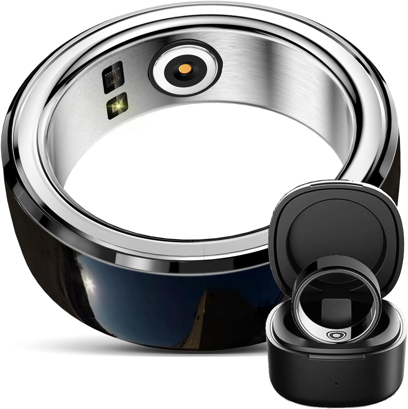 4 Pack Smart Ring Heart Rate Blood Pressure Blood