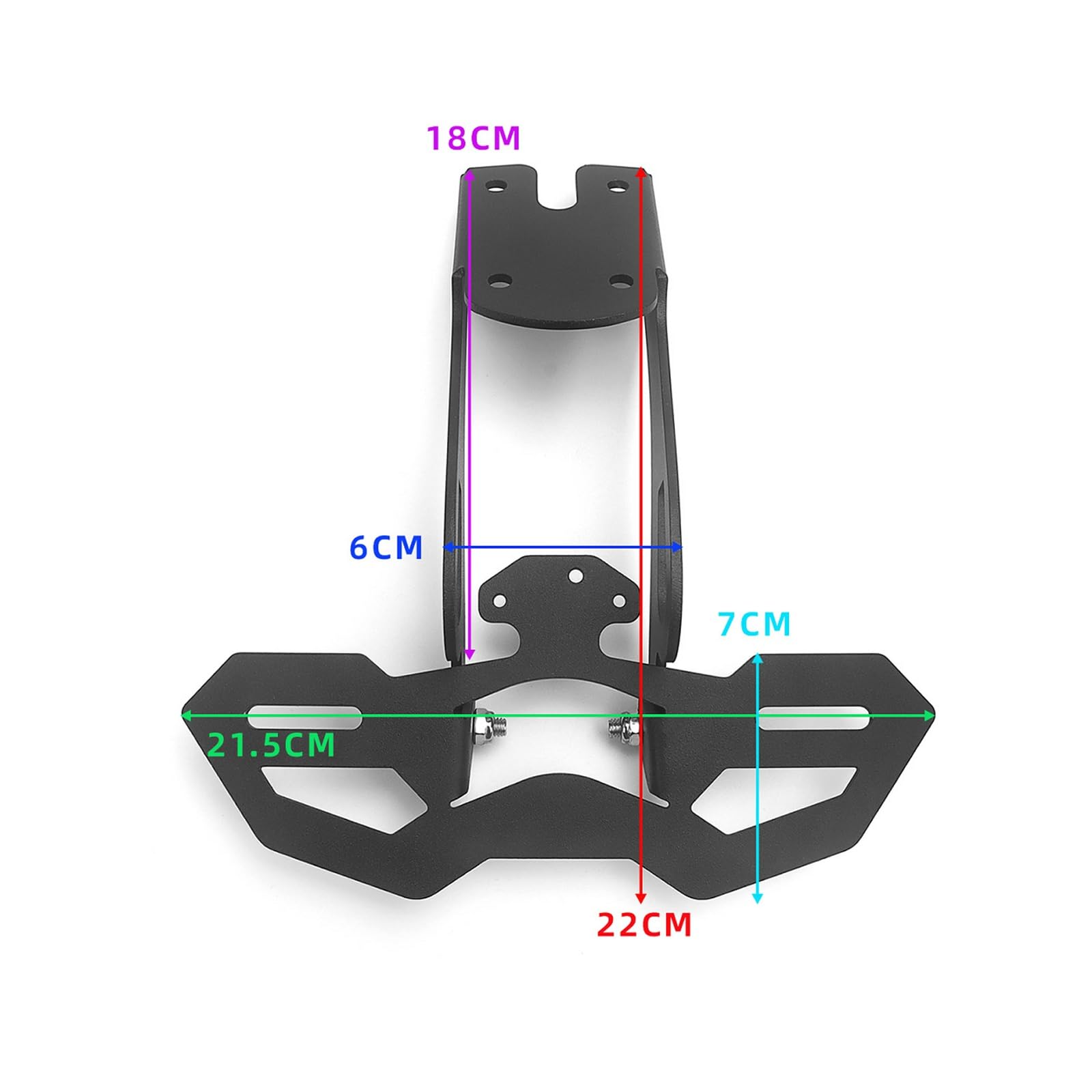 Portatarga Moto Per Ninja ZX-6R ZX636 2024-2025, Con Luce LED Integrata, Portatarga Pieghevole