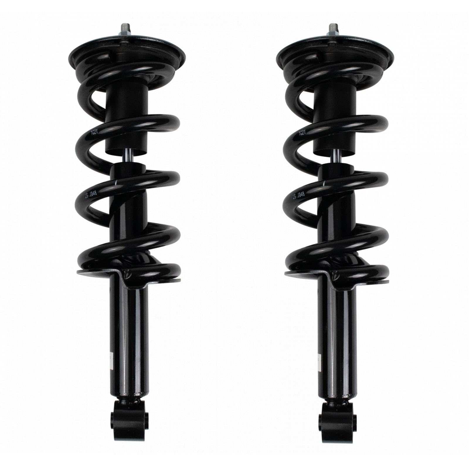 TRQ Front Strut and Spring Assembly Set 2 Piece Compatible with 2012-2019 Nissan NV1500 12-19 NV2500 12-19 NV3500