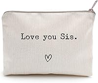 Vista 1 de Te Amo Hermana, regalo para hermana, Te Extraño, Envío Amor, estuche de maquillaje, bolsa de tocador, regalo para amigas, bolsa de maquillaje