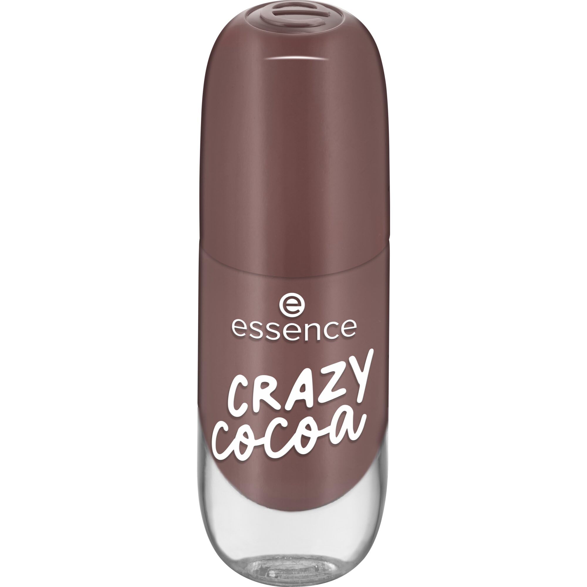 essence gel nail colour 29 CRAZY cocoa, langanhaltender Nagellack, schnelltrocknend, farbintensiv, glänzend, Expressergebnis, braun, 8 ml