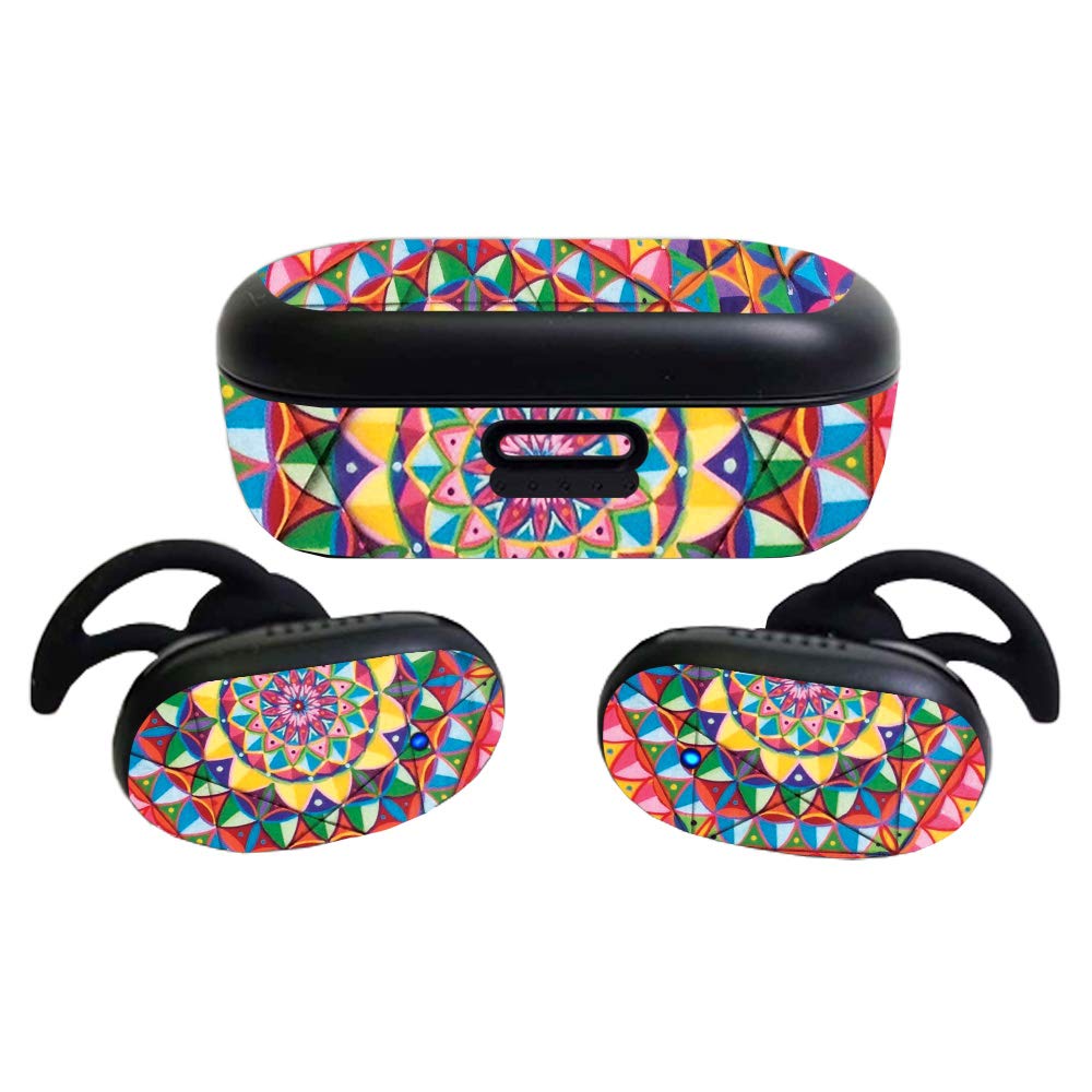 MightySkins Glossy Glitter Skin Compatible with Bose QuietComfort Earbuds (2020)