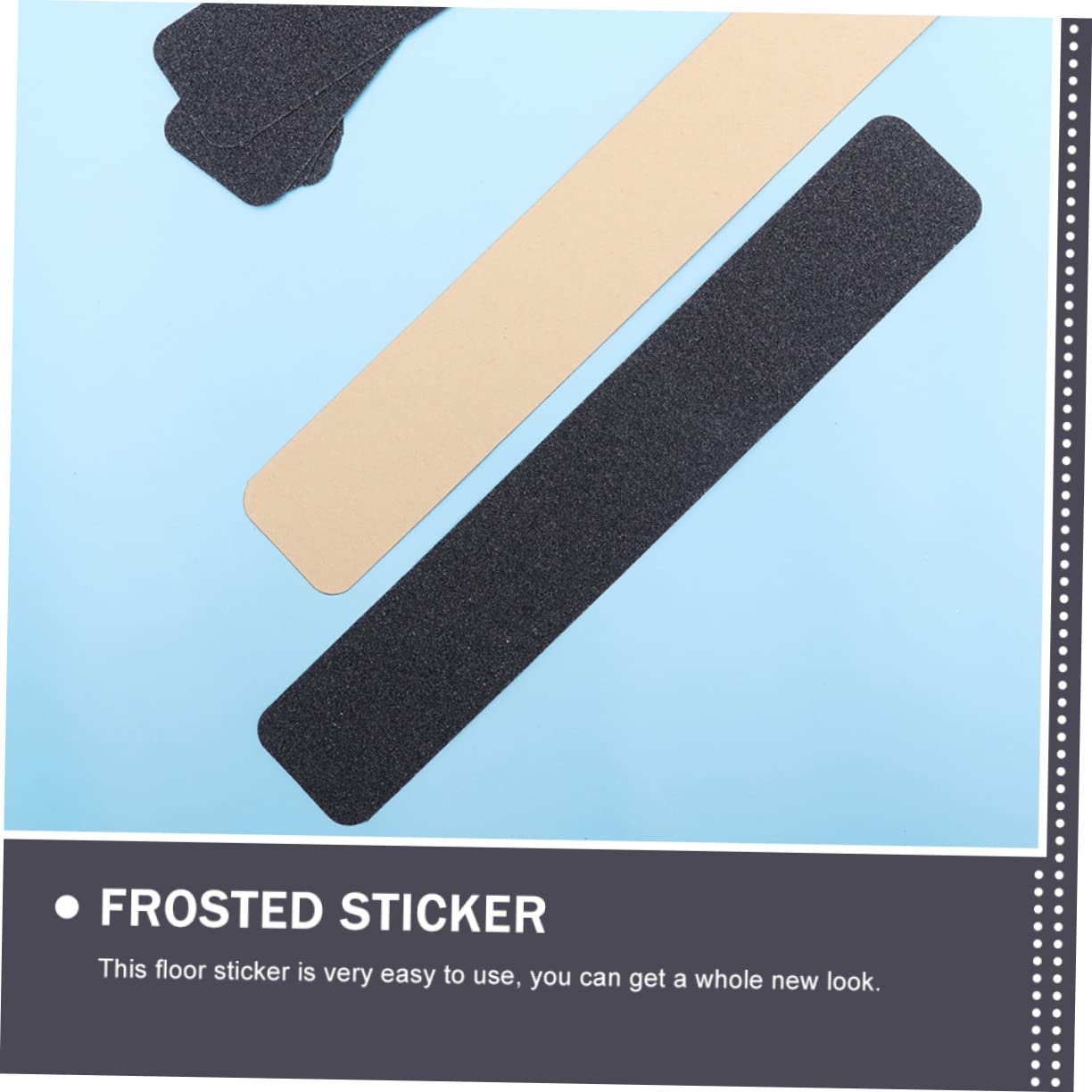 CAXUSD 20pcs Non-Slip Floor Stickers Self-Adhesive Indoor Step Decals Fine Workmanship Easy to Remove Suitable for Bathroom