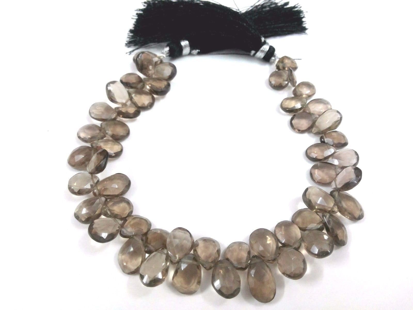 Perles en quartz fumé pour fabriquer des bijoux personnalisés au quotidien