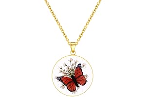 Monarch Butterfly Necklace: Unveil Strength and Hope with Nature's Grace
