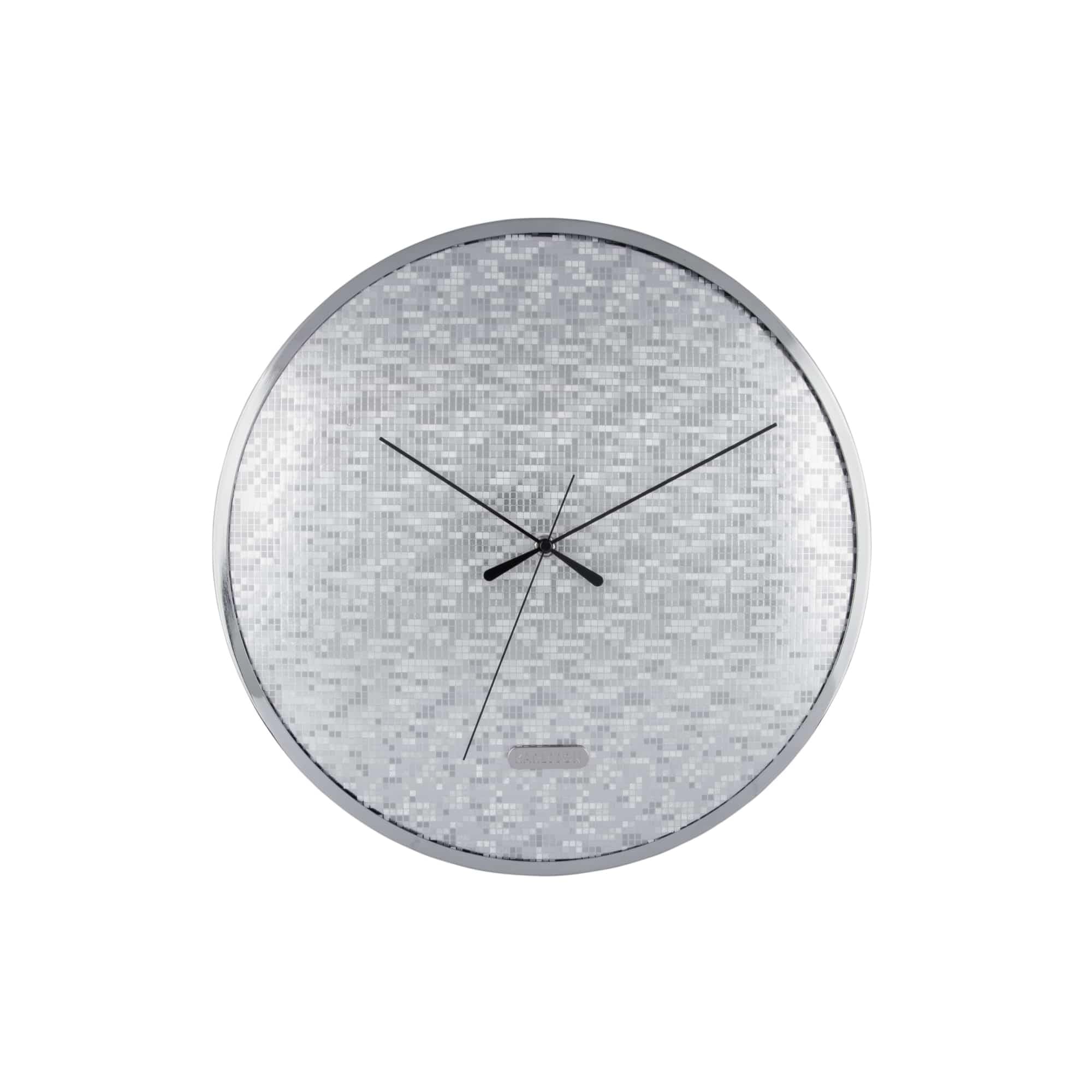 Karlsson Silver 'Disco' Wall Clock - (Ka6005si) - 40Cm