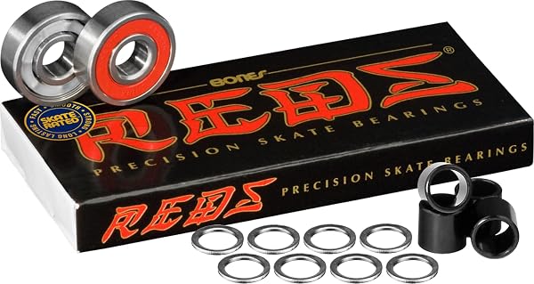 Bones Roulements Rouges - Lot de 8 - 1