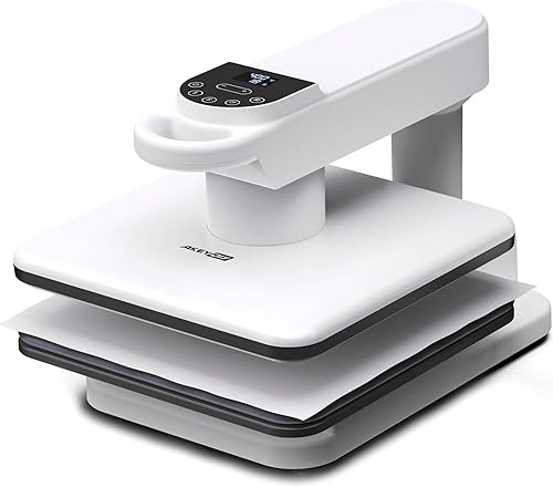 AKEYDIY Prensa de calor automática giratoria de 15 x 15 pulgadas para camisetas, máquina de transferencia de calor profesional de sublimación con