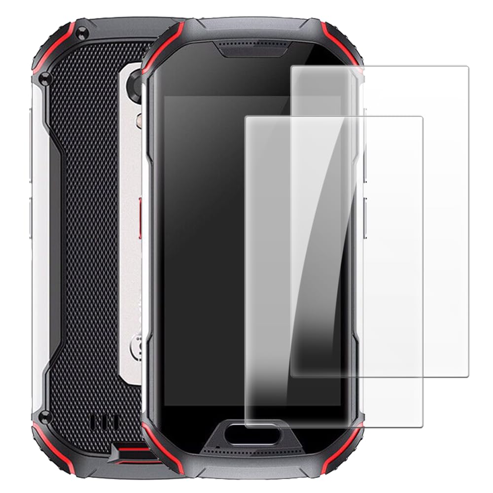(2 Pack Tempered Glass Screen Protectors for Unihertz Atom L Ultra Clear HD Protection Film for Unihertz Atom XL (4.00 inches) (TM2)